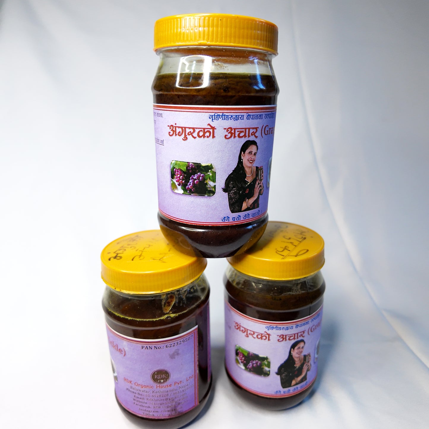 Aangur ko Aachar — Organic Grape Pickle