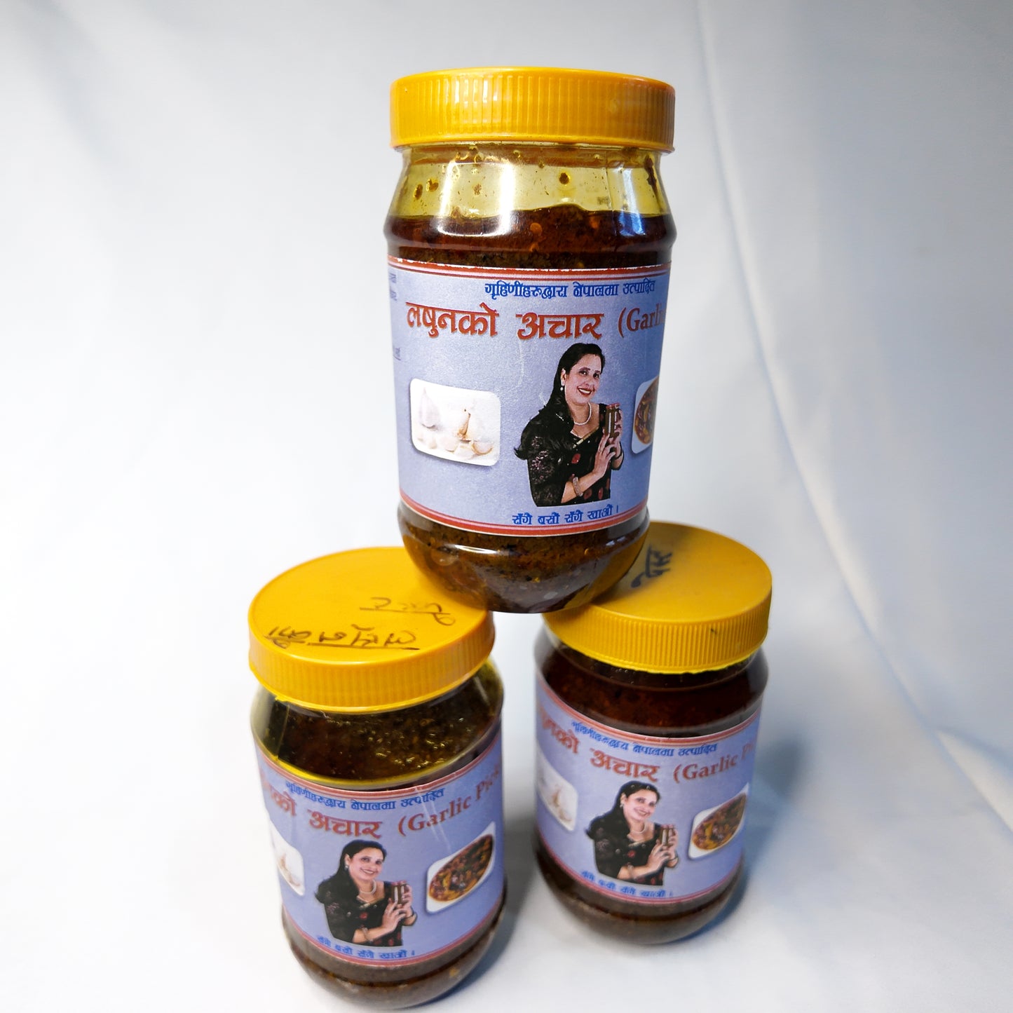 Lasun ko Achar — Organic Garlic Pickle