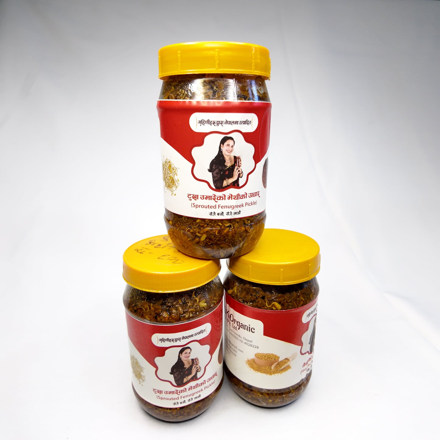 Tusa Methi ko Aachar — Organic Fresh Fenugreek Pickle
