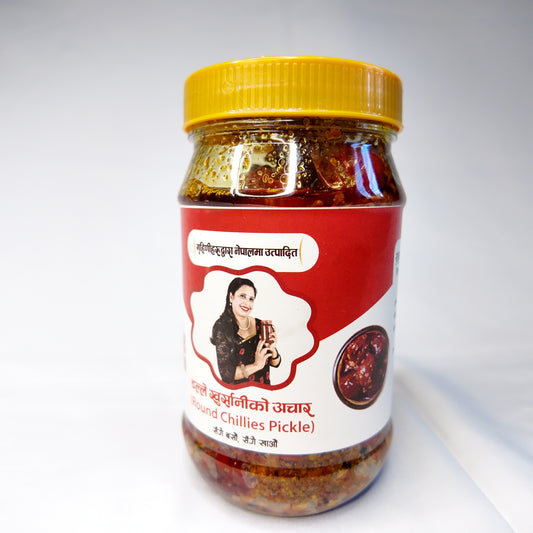 Dalle Khursani Aachar — Organic Dalle Chili Pickle