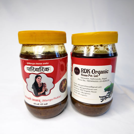 Gulio Aap ko Aachar — Sweet Mango Pickle
