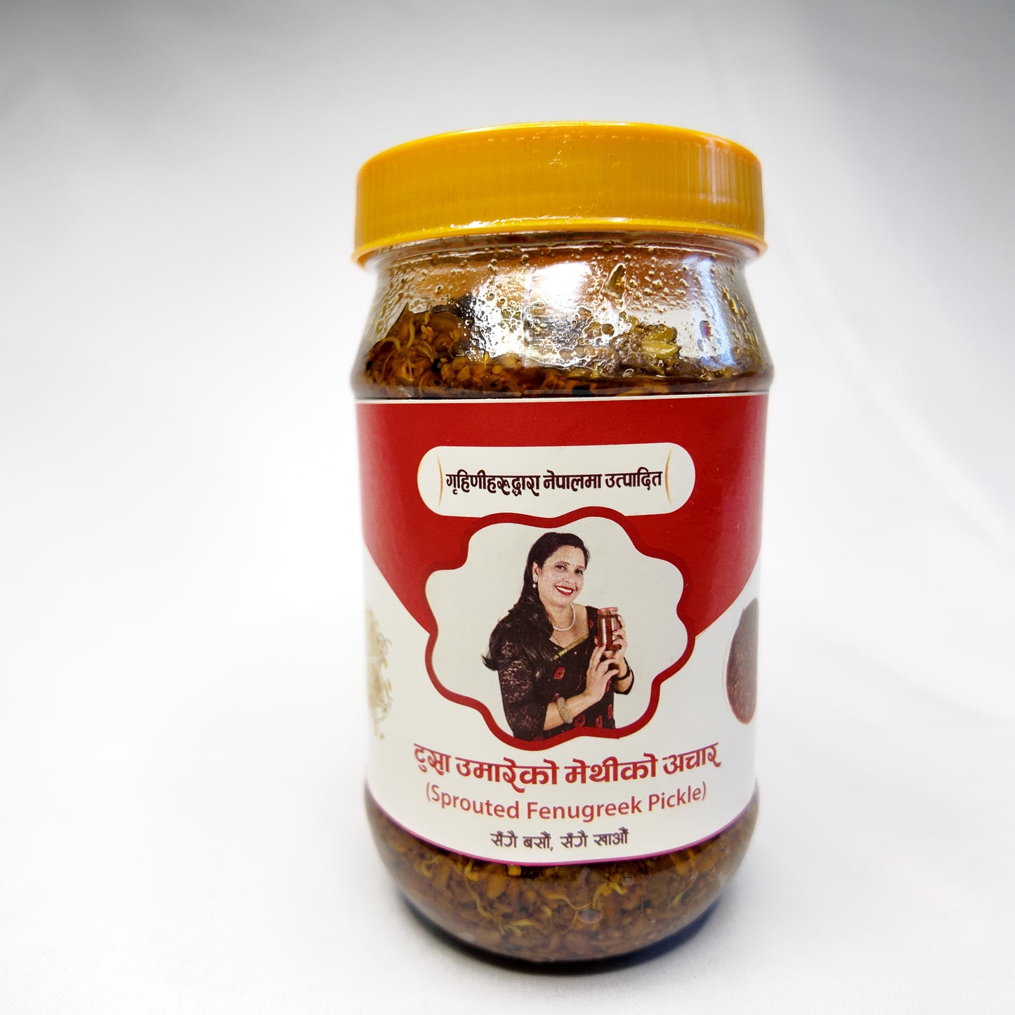 Tusa Methi ko Aachar — Organic Fresh Fenugreek Pickle