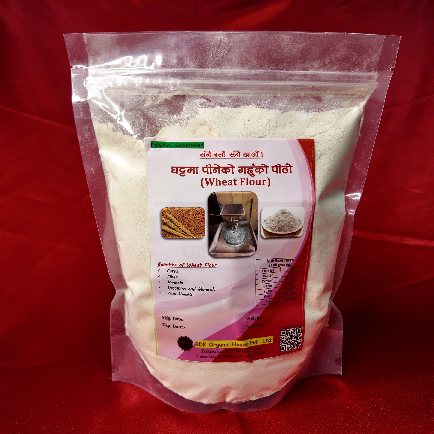 Gahu ko Pitho — Organic Wheat Flour